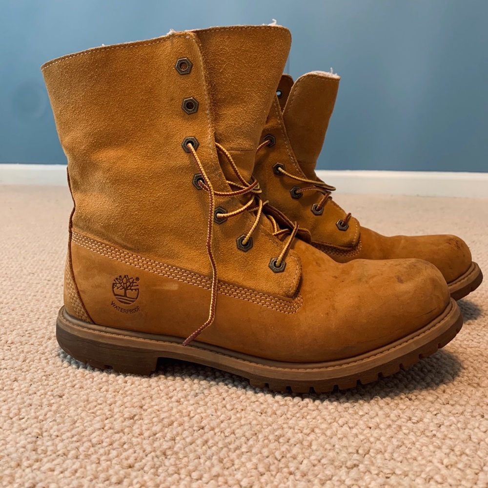 Timberland Jayne Fleece Fold-Down Waterproof Boots